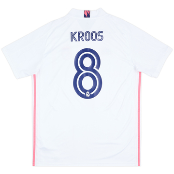 2020-21 Real Madrid Home Shirt Kroos #8 - 8/10 - (L)