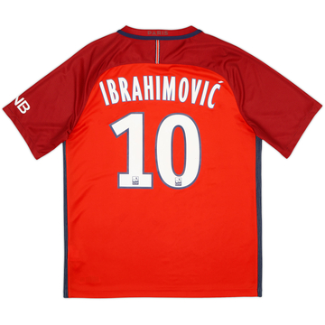 2016-17 Paris Saint-Germain Away Shirt Ibrahimovic #10 - 7/10 - (M)