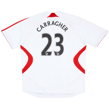 Camiseta de visitante del Liverpool 2007-08 Carragher #23 - 5/10 - (XXL)