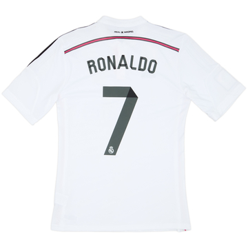 2014-15 Real Madrid Home Shirt Ronaldo #7 - 6/10 - (M)