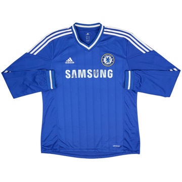2013-14 Chelsea Home L/S Shirt - 5/10 - (XL)