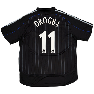 Camiseta de la tercera equipación del Chelsea 2006-07 Drogba #11 - 6/10 - (3XL)