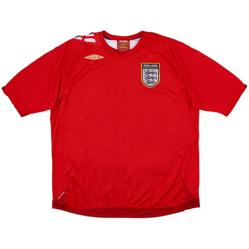 2006-08 England Away Shirt - 5/10 - (XXL)