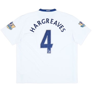2008-10 Manchester United Away Shirt Hargreaves #4 - 6/10 - (XXL)