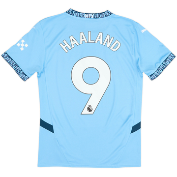 2024-25 Manchester City Home Shirt Haaland #9 - 9/10 - (S)