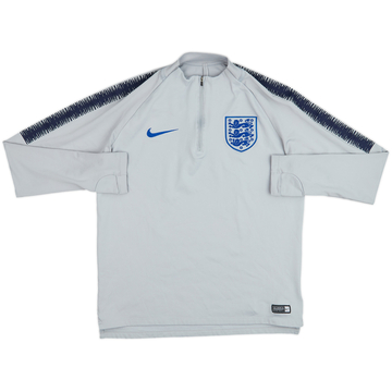 2018-19 England Nike 1/4 Zip Training Top - 8/10 - (M)