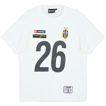 2002-03 Juventus Lotto Player Issue Training Tee #26 (Davids) - 8/10 - (M)