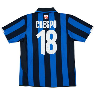2007-08 Inter Milan Centenary Home Shirt Crespo #18 - 5/10 - (L)