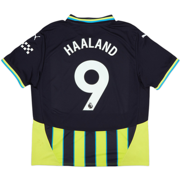 2024-25 Manchester City Away Shirt Haaland #9 - 9/10 - (XL)