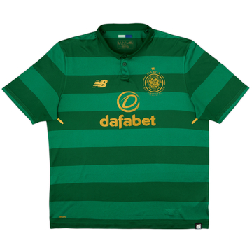 2017-18 Celtic 'Lisbon Lions 50th Anniversary' Away Shirt - 8/10 - (XL)