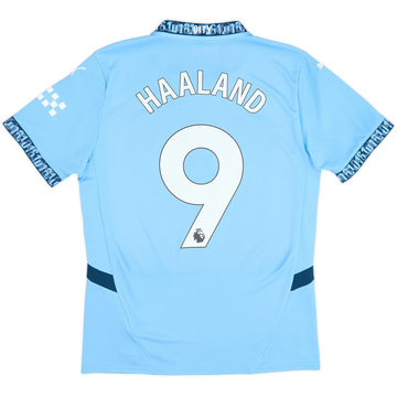2024-25 Manchester City Home Shirt Haaland #9 - 9/10 - (M)