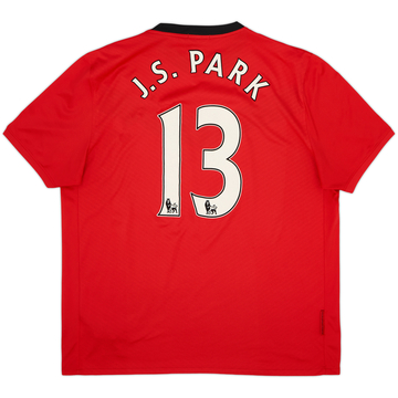 2009-10 Manchester United Home Shirt J.S. Park #13 - 8/10 - (XXL)
