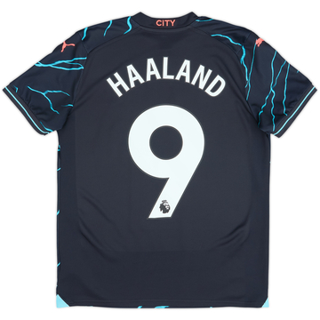 Camiseta de la tercera equipación del Manchester City 2023-24 Haaland #9 - 10/10 - (XL.Niños)