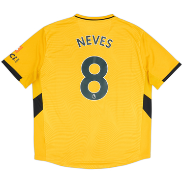 Camiseta de local de Wolves 2021-22 Neves #8 - 9/10 - (XXL)