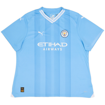 2023-24 Manchester City Home Shirt - 9/10 - (Women's XL)