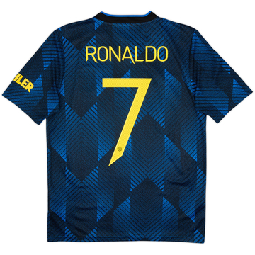 Camiseta de la tercera equipación del Manchester United 2021-22 Ronaldo #7 - 8/10 - (XL.Niños)