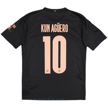 2020-21 Manchester City Away Shirt Kun Aguero #10 - 8/10 - (S)