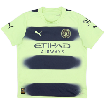 Camiseta de la tercera equipación del Manchester City 2022-23 - 5/10 - (Niños M)