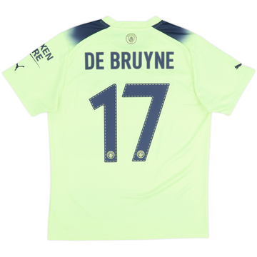 2022-23 Manchester City Third Shirt De Bruyne #17 - 7/10 - (L)