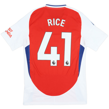 2024-25 Arsenal Home Shirt Rice #41 - 10/10 - (S)
