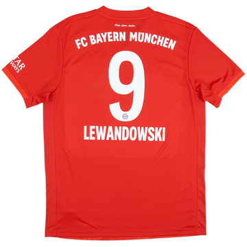 2019-20 Bayern Munich Home Shirt Lewandowski #9 - 9/10 - (L)