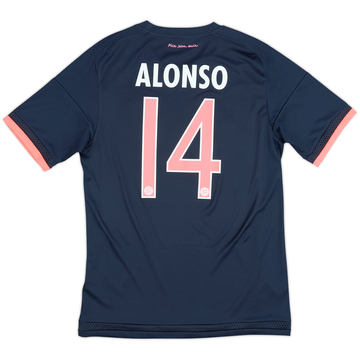 Camiseta de la tercera equipación del Bayern Munich 2015-16 Alonso #14 - 9/10 - (S)
