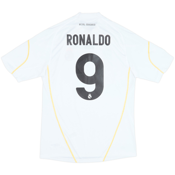 2009-10 Real Madrid Home Shirt Ronaldo #9 - 8/10 - (M)