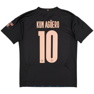 2020-21 Manchester City Away Shirt Kun Aguero #10 - 10/10 - (M)