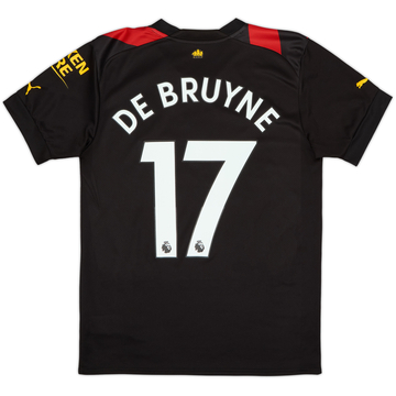 Camiseta de visitante del Manchester City 2022-23 De Bruyne #17 - 10/10 - (S)