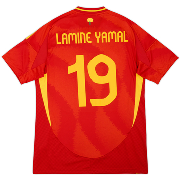 2024-25 Spain Home Shirt Lamine Yamal #19 - 8/10 - (M)