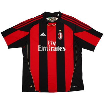 2010-11 AC Milan Home Shirt - 5/10 - (XL)