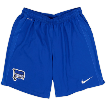 2012-13 Hertha Berlin Home Shorts - 7/10 - (L)