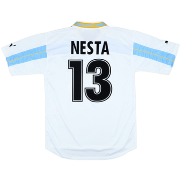 1999-00 Lazio Centenary Home Shirt Nesta #13 - 6/10 - (M)