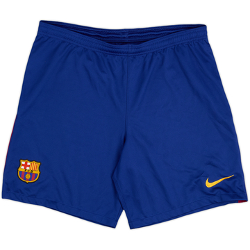 2017-18 Barcelona Home Shorts - 9/10 - (L)