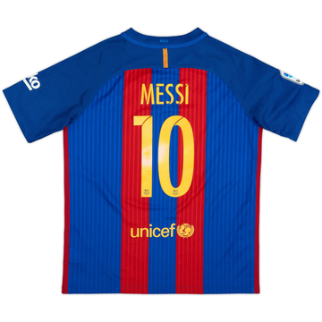 Camiseta de local del Barcelona 2016-17 Messi #10 - 7/10 - (XL.Niños)
