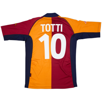 2001-02 Roma European Shirt Totti #10 - 6/10 - (M)