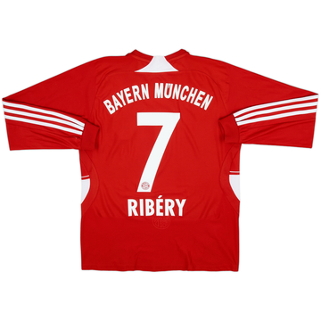 2007-08 Bayern Munich Home L/S Shirt Ribery #7 - 7/10 - (XL.Boys)