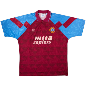 1990-92 Aston Villa Home Shirt - 6/10 - (L)