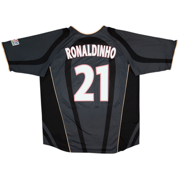 2001-02 Paris Saint-Germain Third Shirt Ronaldinho #21 - 7/10 - (XXL)
