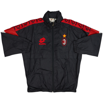 1995-96 AC Milan Lotto Hooded Track Jacket - 8/10 - (M)