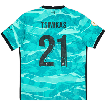 2020-21 Liverpool Away Shirt Tsimikas #21 (L)