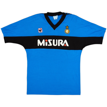 1990-91 Inter Milan Uhlsport Training Shirt - 9/10 - (XL)