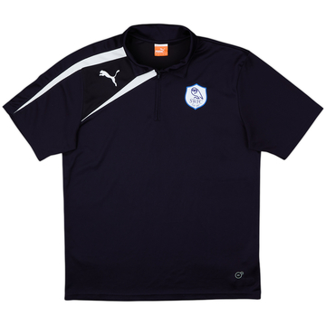 2013-14 Sheffield Wednesday Puma 1/4 Zip Polo Shirt - 8/10 - (L)