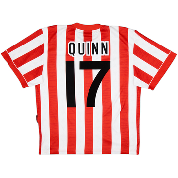 1996-97 Sunderland Home Shirt Quinn #17 - 8/10 - (M)