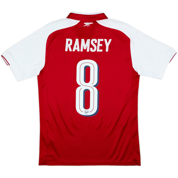 2017-18 Arsenal Home Shirt Ramsey #8 - 6/10 - (XS)