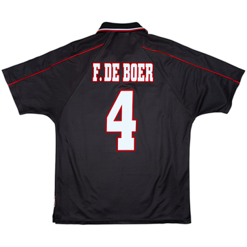 1998-99 Ajax Camiseta Visitante F.De Boer #4 - 8/10 - (L)