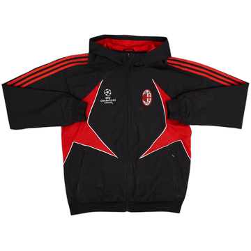 2007-08 AC Milan adidas CL Hooded Track Jacket - 7/10 - (L)
