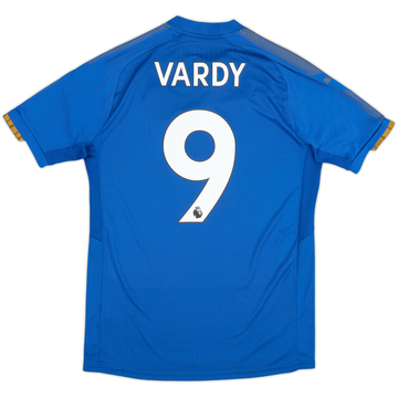 Camiseta de local del Leicester 2017-18 Vardy #9 - 7/10 - (S)