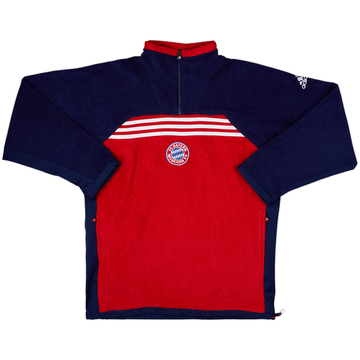 1999-01 Bayern Munich adidas 1/4 Zip Fleece Top - 8/10 - (M/L)
