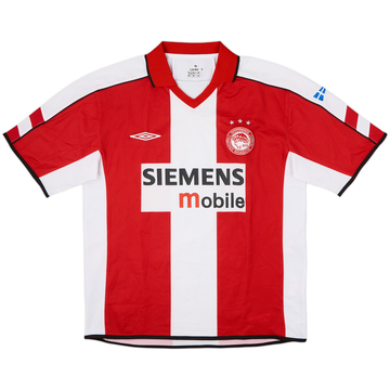 2003-04 Olympiakos Home Shirt - 8/10 - (M)